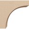 Ekena Millwork 5"W x 10"D x 10"H Classic Stockport Rough Cedar Woodgrain TimberThane Corbel, Primed Tan CORUR05X10X10STORCPR - alternate 4